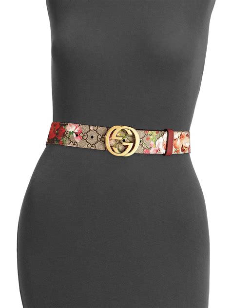 gucci print girls' belts